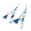 [N3632] - Blue 'Altai' Designer Earrings