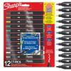 Sharpie Acrylic Marker 12 Colors Art Marker F Medium Tip Pigment Ink 2201070 Water-Based