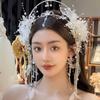Luxury Crystal Crown Shining Head Chain Fashion Bridal Headdress Wedding Jewelry Set