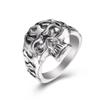 iF ME Silver Sun Moon Rings Alloy for Women Trendy Couple Lover Opening Ring Simple Round Party Fashion Jewellery