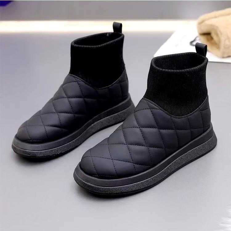 Snow Boots Women's New Fashionable Thick-soled Winter Piled and Thickened Outer Wear Non-slip Warm Northeast Cotton Shoes In 2024