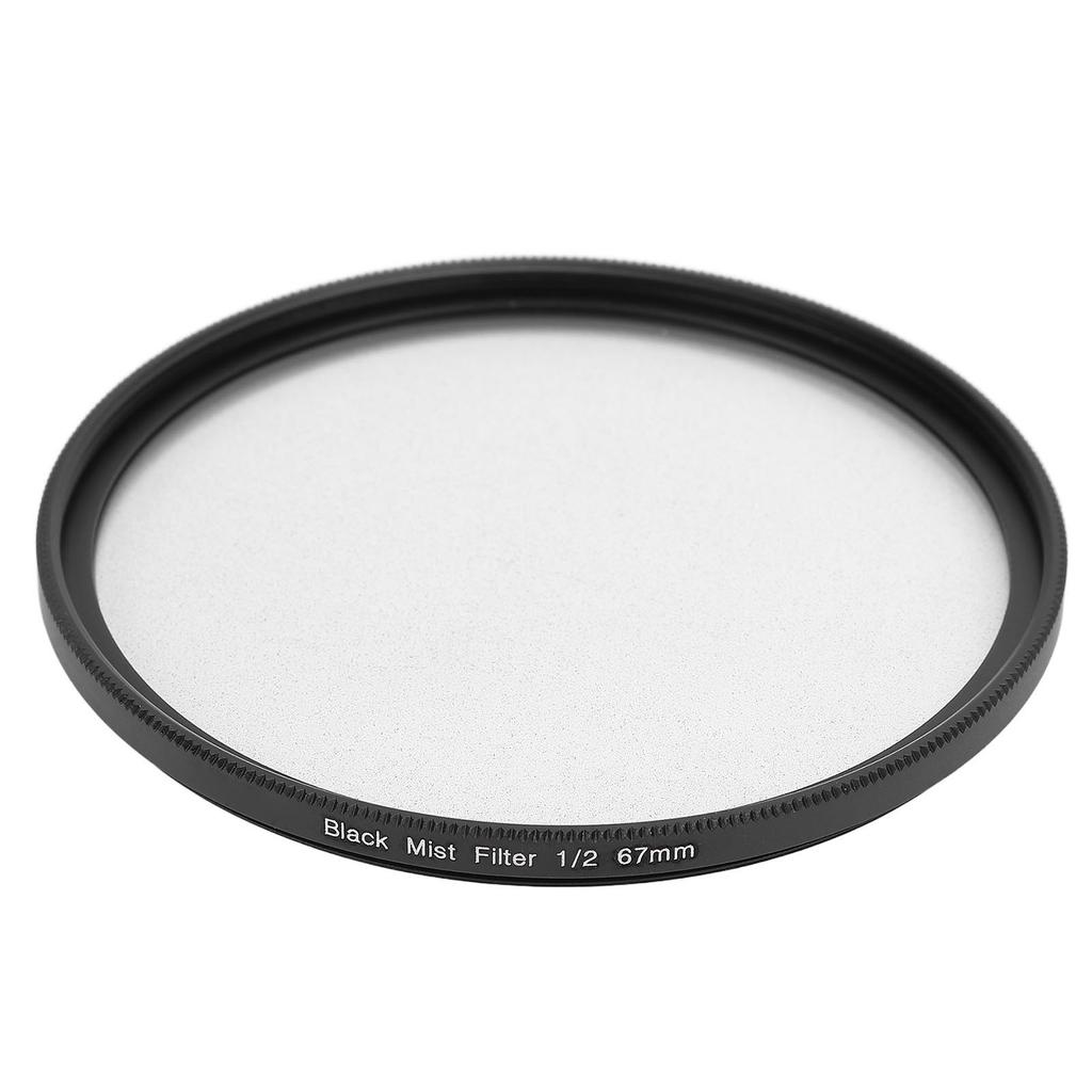 67mm Lens Filter Black Mist 1/2 Water Proof Soft Mist Cinematic Effect Filter for Vlog Video Portrai