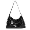 Shoulder Hobo Body Patent for with Business A4 Large for Looks for Commuting To Work or PU Leather [PETITCHOU] Bag, Bag, Bag, Enamel, Leather, Women,