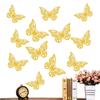 12pcs Butterfly Sticker 3D Effect Hollow Butterflies Wall Sticker Beautiful Butterfly For Kids Room Wall Decal Home Decoration