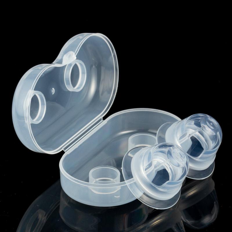 Silicone Nipple Correction Niplette Welnove Nipple Shield Sucker Corrector Flat 2PCS