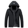 Spring Casual Fashion Men's Hoodie Jacket Handsome Korean Version Loose Trend Coat Men