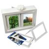 Rotating Photo Holder Desktop Page-Turning Photo Album 12-Card Holder Rotate And