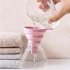 Silicone Square Telescopic Funnel Liquid Dispenser Strainers Kitchen Hopper Tools Kitchen Colanders