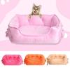 Dog Bed Pets Nest Soft Sofa Winter Warm House for Small Medium Dogs Cats Comfortable Sleeping Mat Multiple Colors