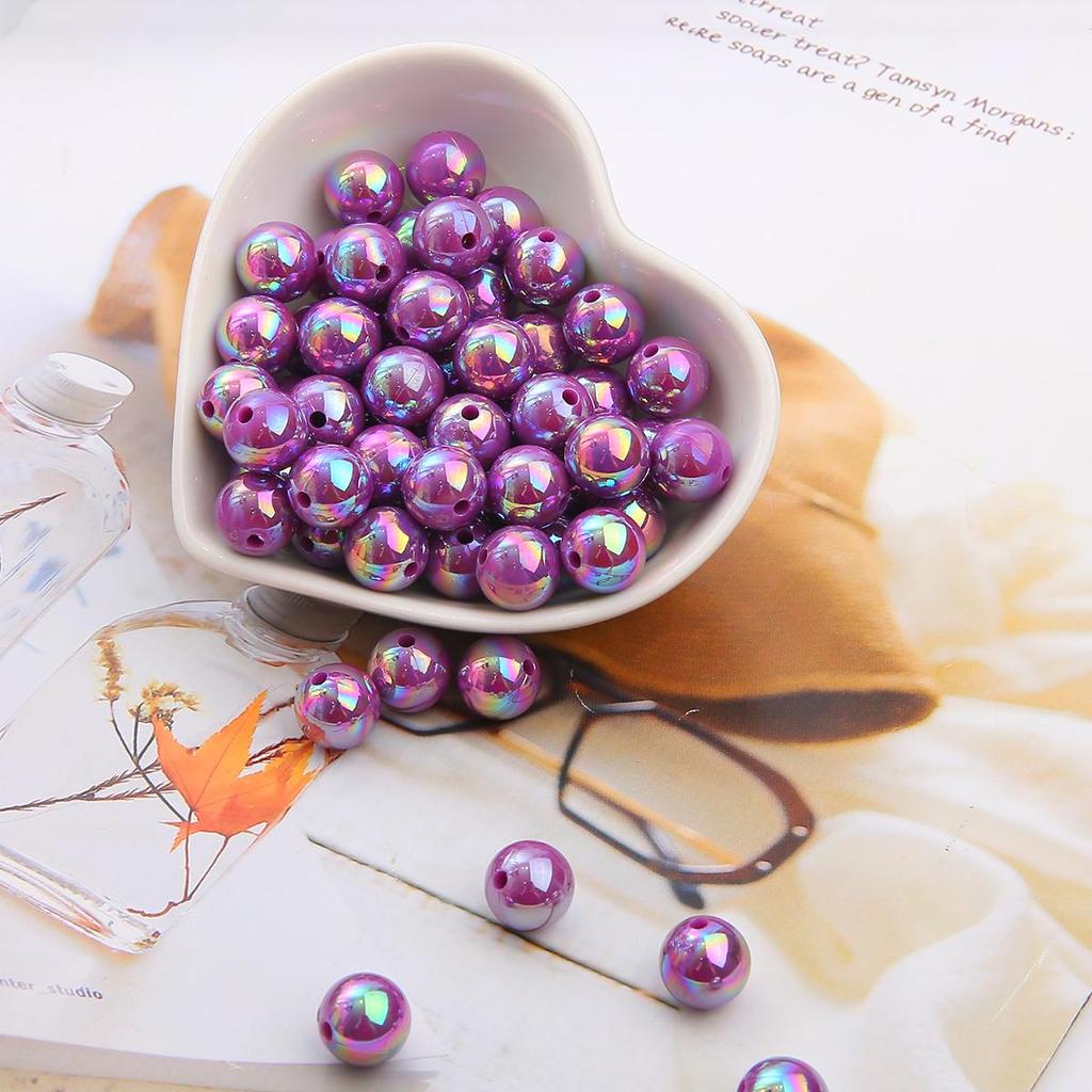 1000-5000 шт. Бусины из искусственного жемчуга ABS разных цветов, блестящие пластиковые разделительные бусины для самостоятельного изготовления ювелирных изделий