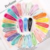 Korean Style Colorful Children's Hair Clips - Water Drop Candy Color BB Clips & Drip Oil Hairpins for Bangs