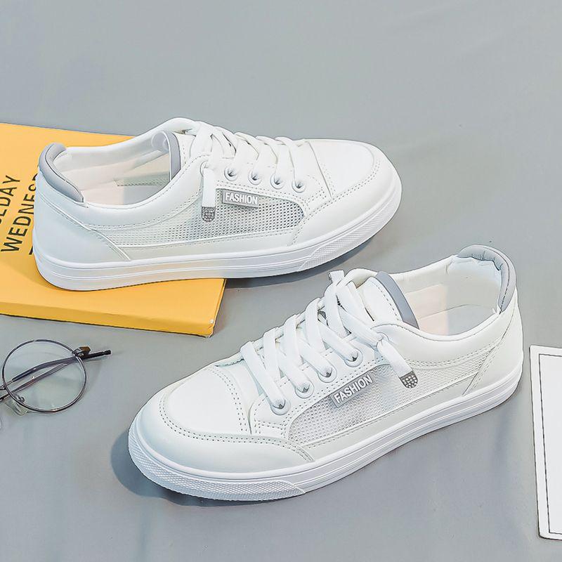 Fashion Woman Footwear Lace Up Athletic Mesh Breathable Flat Sneakers Sports Shoes for Women Sale Y2k Fashion Cotton 39 Walking Luxury A
