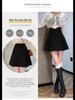 2024 Spring Women's High Waist Slim Anti-Exposure A-Line Skirt - Fashionable Korean College Style