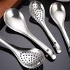Safety Material Kitchen Colander Spoon Perforated Food Scoop High Quality Strainer Spoon