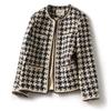 Tweed Short Jacket Women Autumn Elegant Female Fashion Jacket Coat Woman Blazers