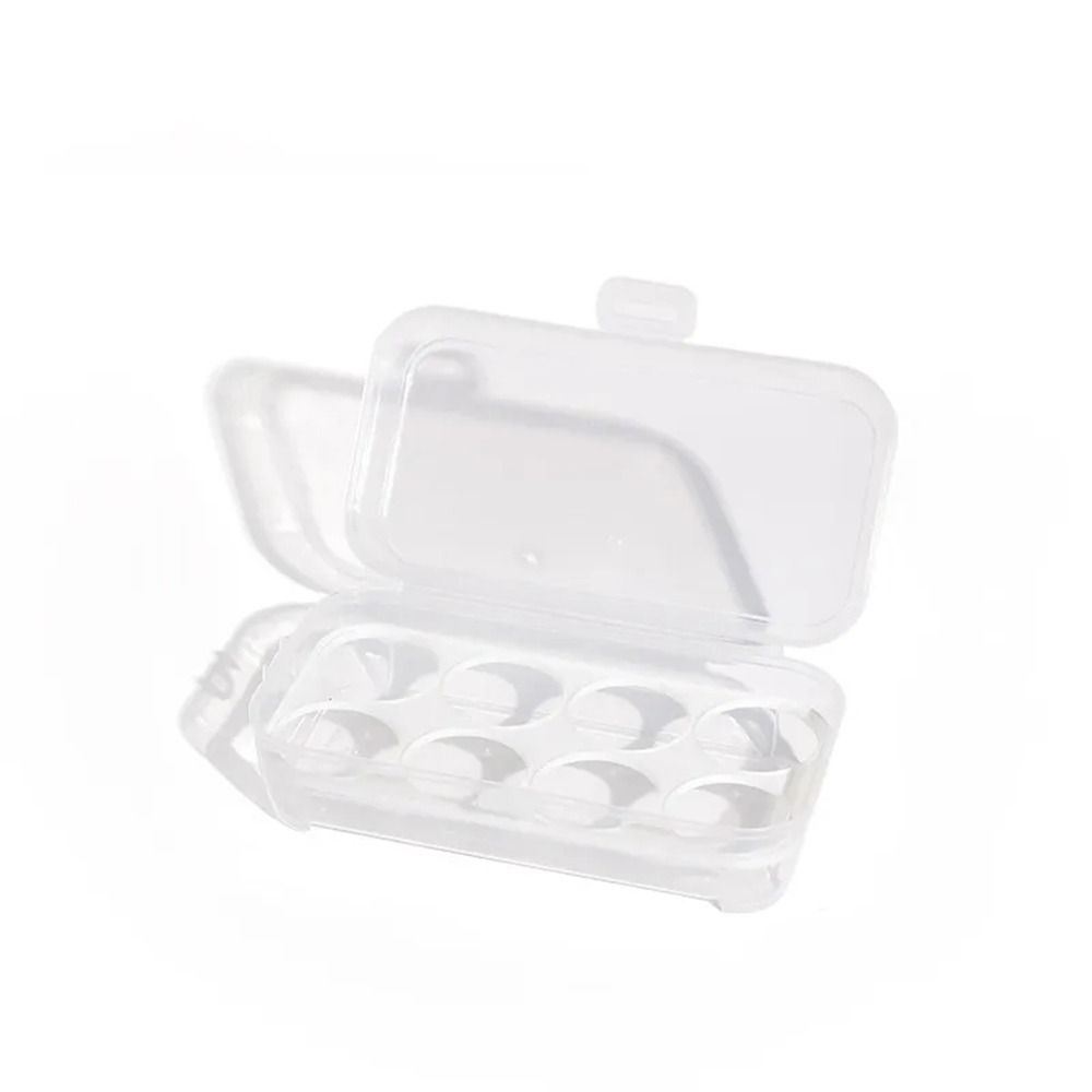 3/4/8 Grids Egg Holder Container Egg Storage Box High Quality Egg Box For Outdoor Camping