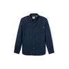 Рубашка Oxford Casual Breathable Solid с длинным рукавом для мужчин, темно-сапфирово-синяя A2ES5-Z16