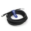 Eonvic Industrial M8 4 Pin A Code Female To Open Connector Molded Shielded Aviation Sensor Cable Waterproof IP67 Cat 5e High Flex Cable 5M