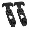 2 Pieces T Handle Hasp Draw Latch Latches Sturdy Easy To Assemble Rubber Flexible with Screws