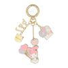 Chrysanthemum and My Melody Key Ring Paul Joe X My Melody Pink [Marks] & PAJ-KH08-PK