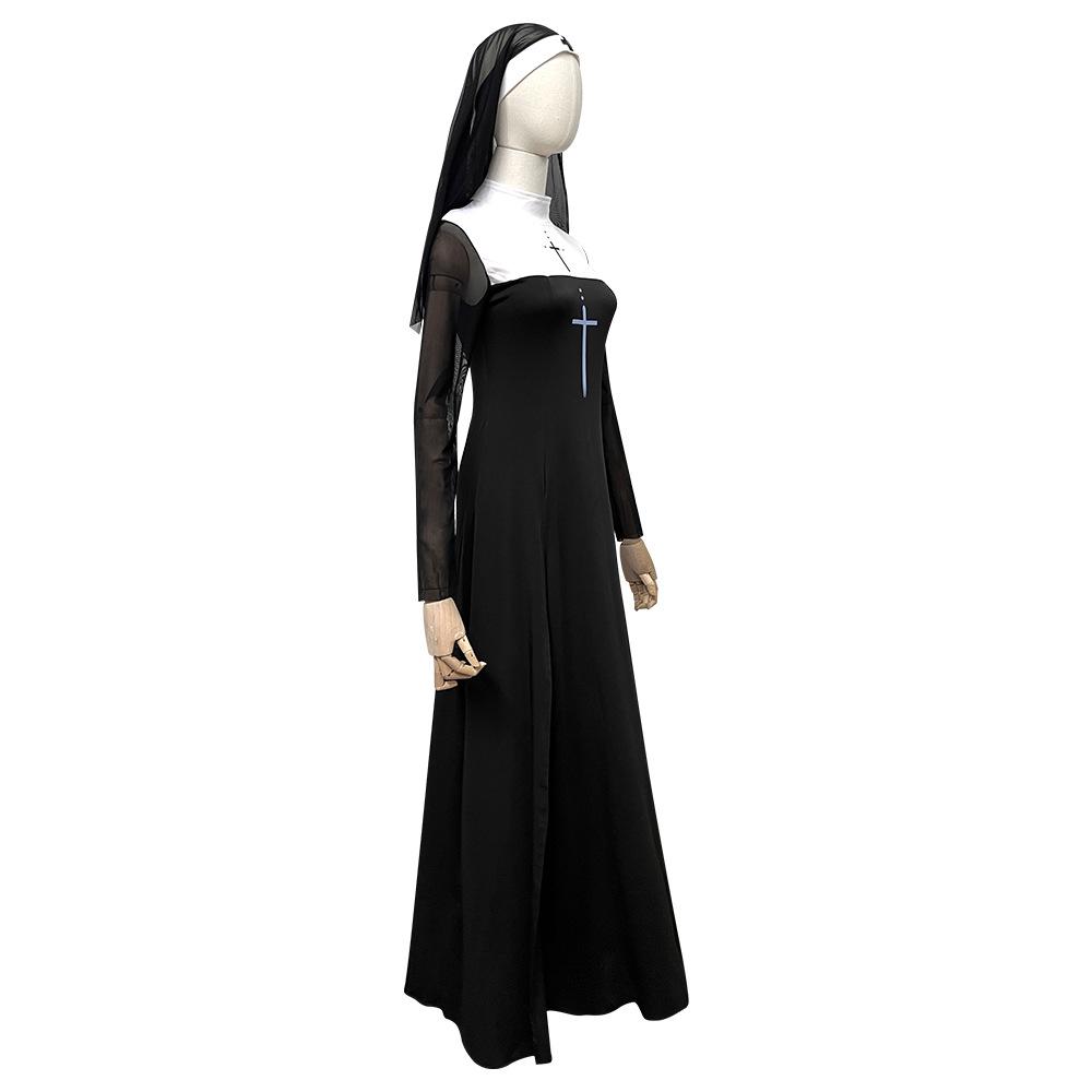 Halloween Adult Costume Sexy Nun Costume Mardi Gras Costume Cosplay