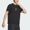 Adidas X Seebin SS23 Playful Series Graphic Print Casual Sports Short Sleeve T-Shirt Men Tops Black IA8115