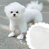 20PCS Disposable Pet Dogs Shoes Waterproof Booties Footwear for Outdoor Protect Booties with Self Adhesive Bandage