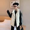 Women's Winter Down-Cotton Padded Vest Casual Loose Sleeveless Style Outer Wear Waistcoat Gilet