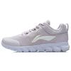 Shock Absorbing Breathable Low Top Running Shoes Women Sneaker Light-Gray Purple ARHR136-2