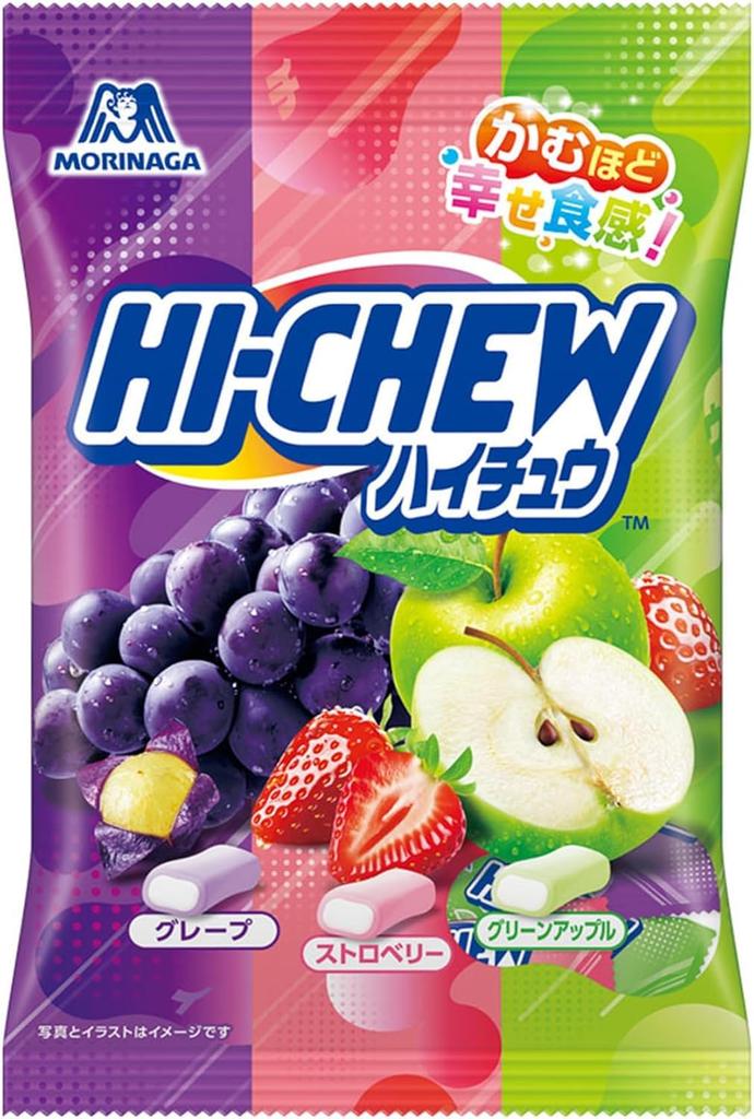 Morinaga UHA Puccho Assortment 10 104 Large Capacity Soft Candy Assortment Hi-Chew Set, Varieties, Pieces,