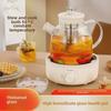 Multi-Functional Glass Teapot Kettle: Compact Design for Home or Office
