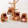 Doll Food Street Capybara Kapibara Doll Pendant Keychain Doll Plush Toy Gift