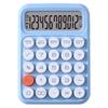 Mechanical Switch Calculator Cute 12 Digit LCD Display Lightweight Retro Round Keys Comfortable Operation Calculator