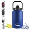 CHENGWEI 4-Liter Vacuum Insulated Water Bottle, Easy To Wash, Direct Drinking, Wide Mouth, Large Capacity, 3.8L Stainless Steel Thermos, Large