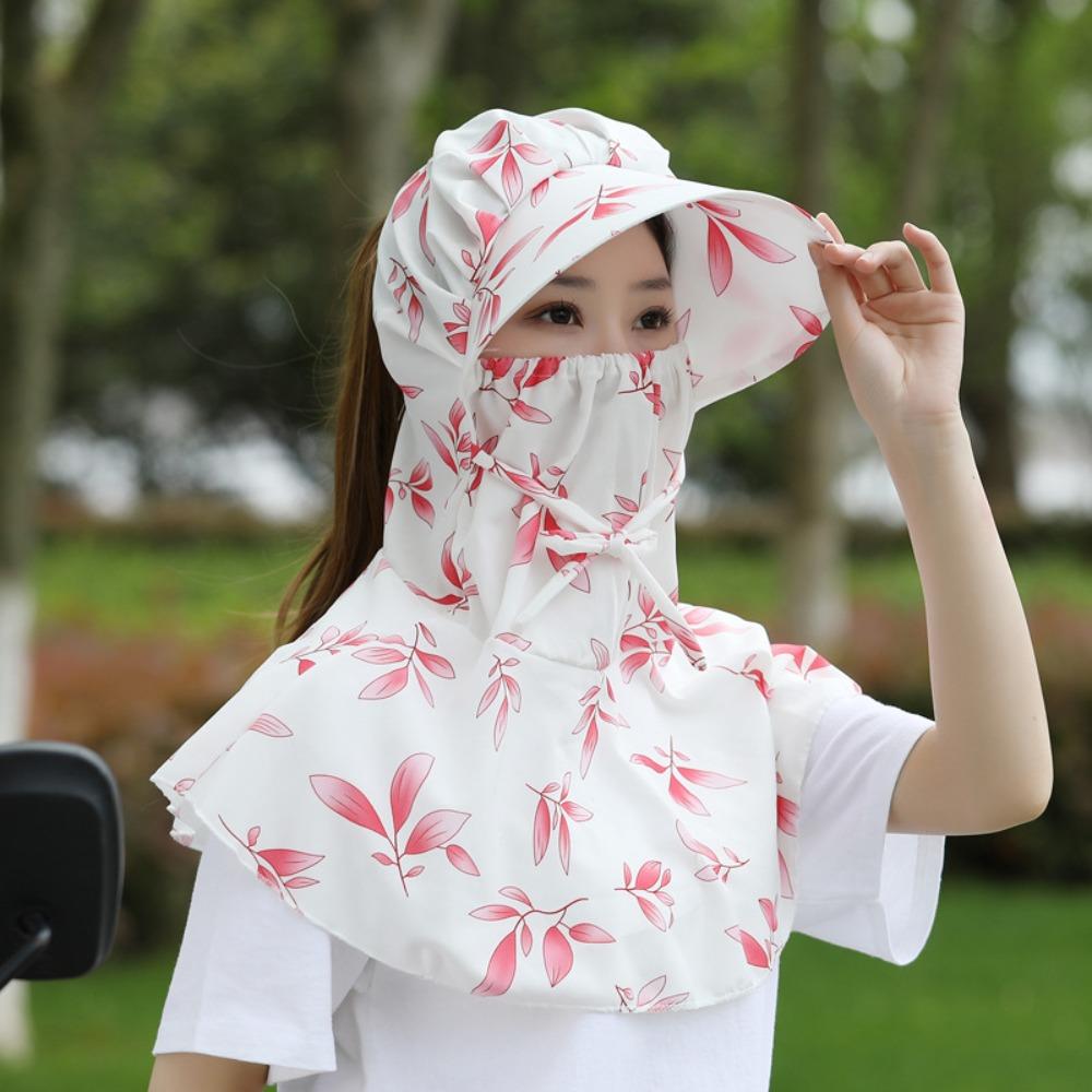 Full Face Neck Protection Sunscreen Cap Dust-proof Outdoor Sun Hat Outdoors Tea Picking Cap Summer