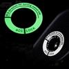 Luminous Ignition LED New Motorcycle Switch Cover Car Night Glow Reflective Key Ring Protector Decal