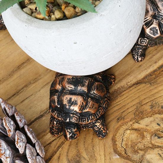 3Pcs Animal Planter Pot Feet Weatherproof Indoor Outdoor Turtle Frog Dog Shape Flowerpot Holder