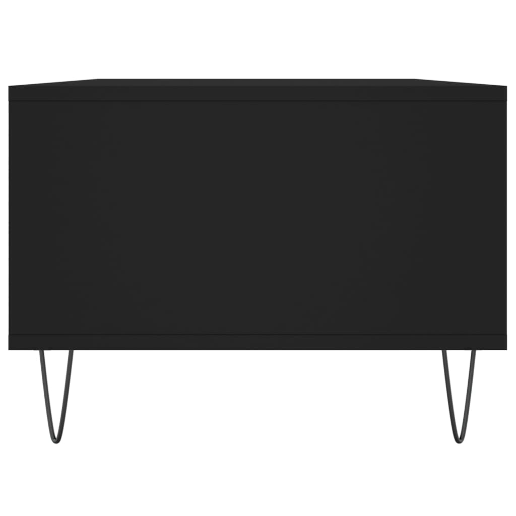  Coffee Table, Black, 90x50x36.5 Cm, Wood-based Material
