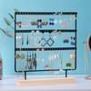 1PC Iron Earring Rack with 72 Holes and Multi-layer Earring Jewelry Display Rack
