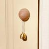 Japanese Minimalist Fengshui Brass Bell Wind Chime Pendant for Outdoor Peaceful Home Décor
