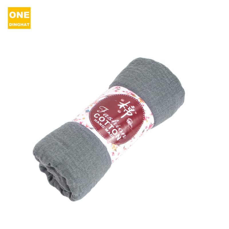 Breathable Cotton And Linen Headscarf, Seersucker Scarf, Ethnic Style Headscarf, Headscarf And Cap Jdwj-32