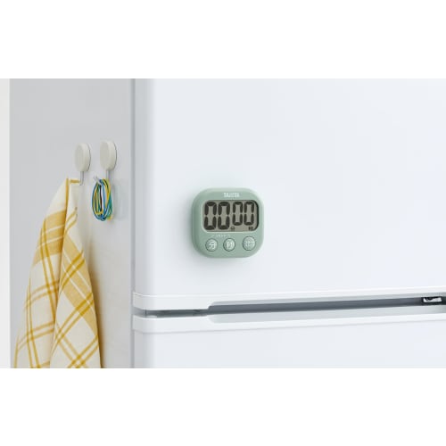 Digital Timer, Antibacterial and Large Visible Timer, Sage Green, TD-429-GR