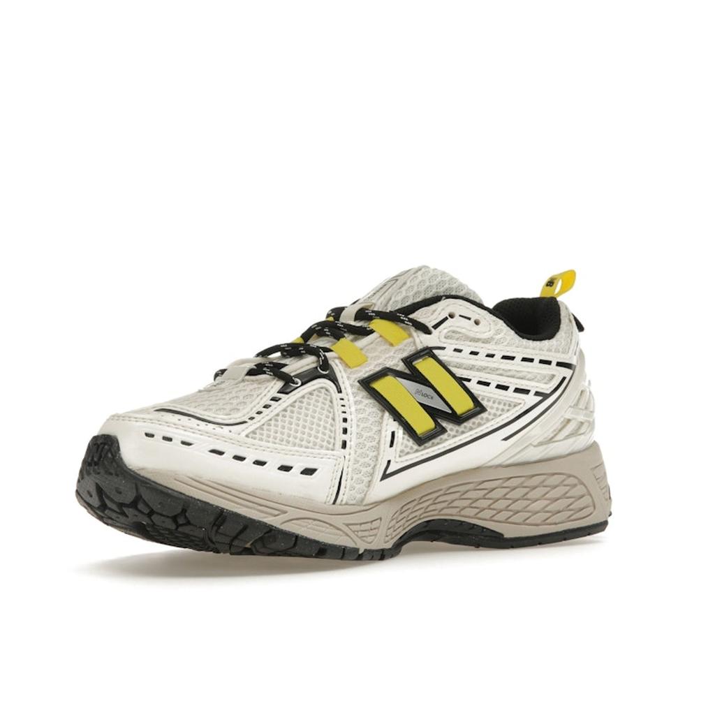 GANNI X New Balance 1906R Egret Unisex Sneakers Cream Black Blazing-Yellow M1906RGG