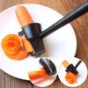 1PC Spiral Cutter Carrot Radish Potato Slicer Fruits Peeler Carving Flower Device Kitchen Vegetable Cutter Slicer Tool