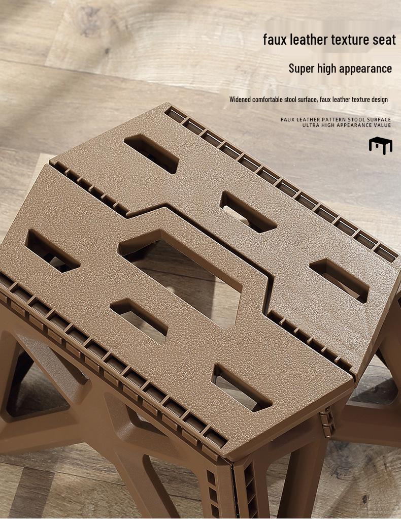 Compact Portable Folding Stool for Camping, Fishing & Outdoors