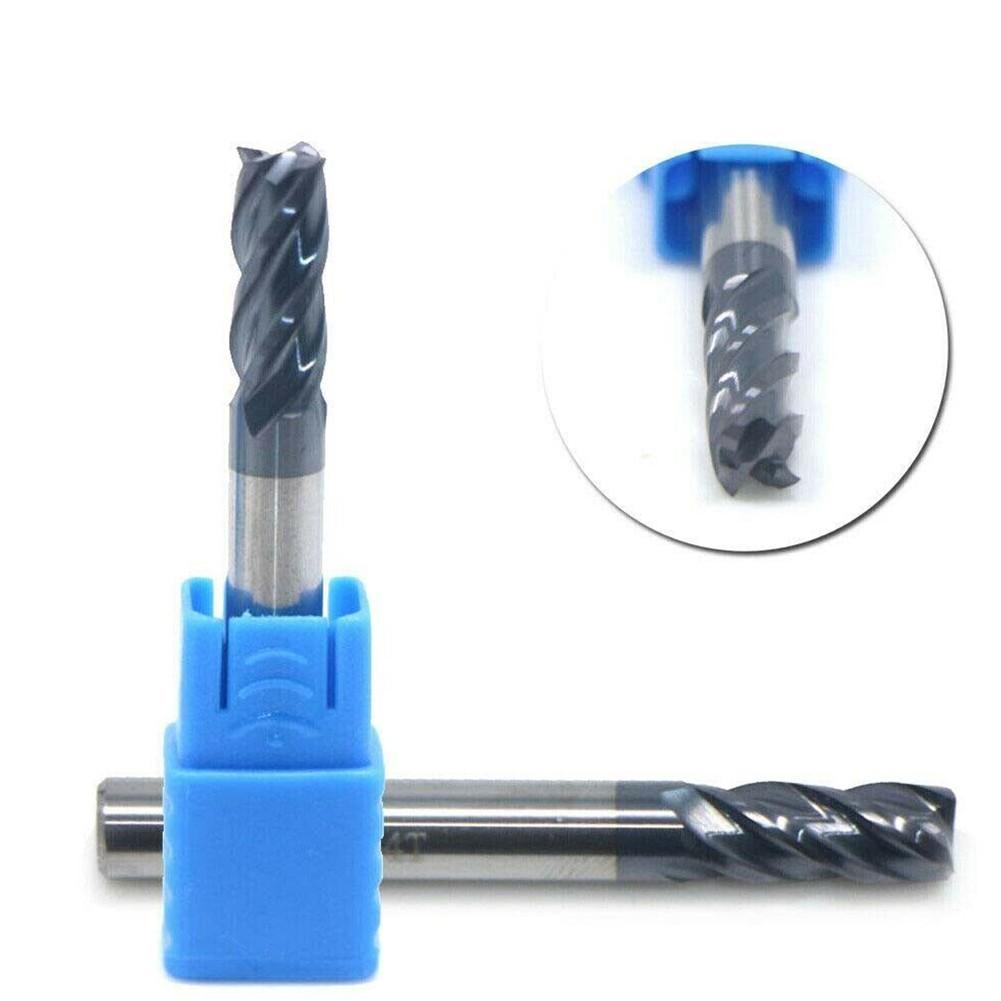 5 шт. Фреза концевая твердосплавная 4-заходная хвостовик 6 мм CNC HRC45 TIALN