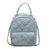 Handheld Small Bag Women's New Niche Retro Simple Diamond Chain Bag Casual Backpack