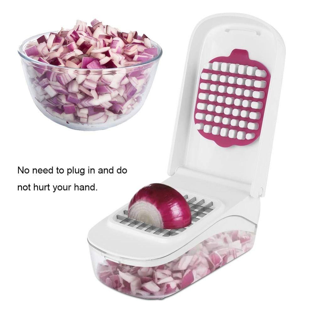Stainless Steel Vegetable Dicer Time Saver Food Slicer Easy To Use Veggie Cutter  Carrot