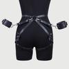 Women Sexy Thigh Garter Leather Lingerie Leg Harness Bdsm Bondage Lingerie Fetish Handcuffs Clothing Festival Rave Outfit Garter
