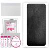 apgo Protective Skin Sticker for the Back Compatible with Umidigi F3, Wrap Film, Foil, Vinyl - Pattern Black Leather